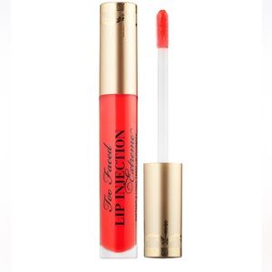 NEW FULL SIZE TOO FACED LIP INJECTION EXTREME IN SHADE TANGERINE DREAM 4…